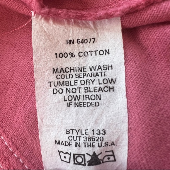 CAbi Watermelon Pink Button Front Pocket Jacket Size Large - Picture 6 of 10